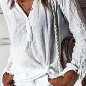 Grungemama Blouse Banditas Kovan Blanc