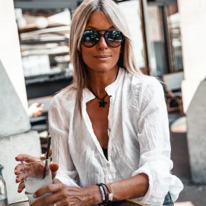 Grungemama Blouse Banditas Kovan Blanc