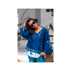 Grungemama Blouse Alima Marine