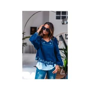 Grungemama Blouse Alima Marine