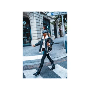 Grungemama Blouson Aviateur Flight Noir