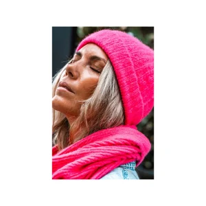 Grungemama Bonnet Lovely Fuchsia