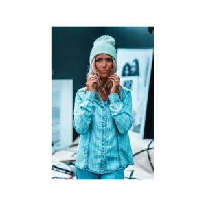 Grungemama Bonnet Lovely Vert D'eau