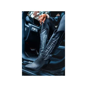 Grungemama Bottes Texana Noir