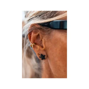 Grungemama Boucles D'oreilles Dona Noires