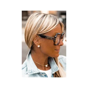 Grungemama Boucles D'oreilles Dona étoile Blanche