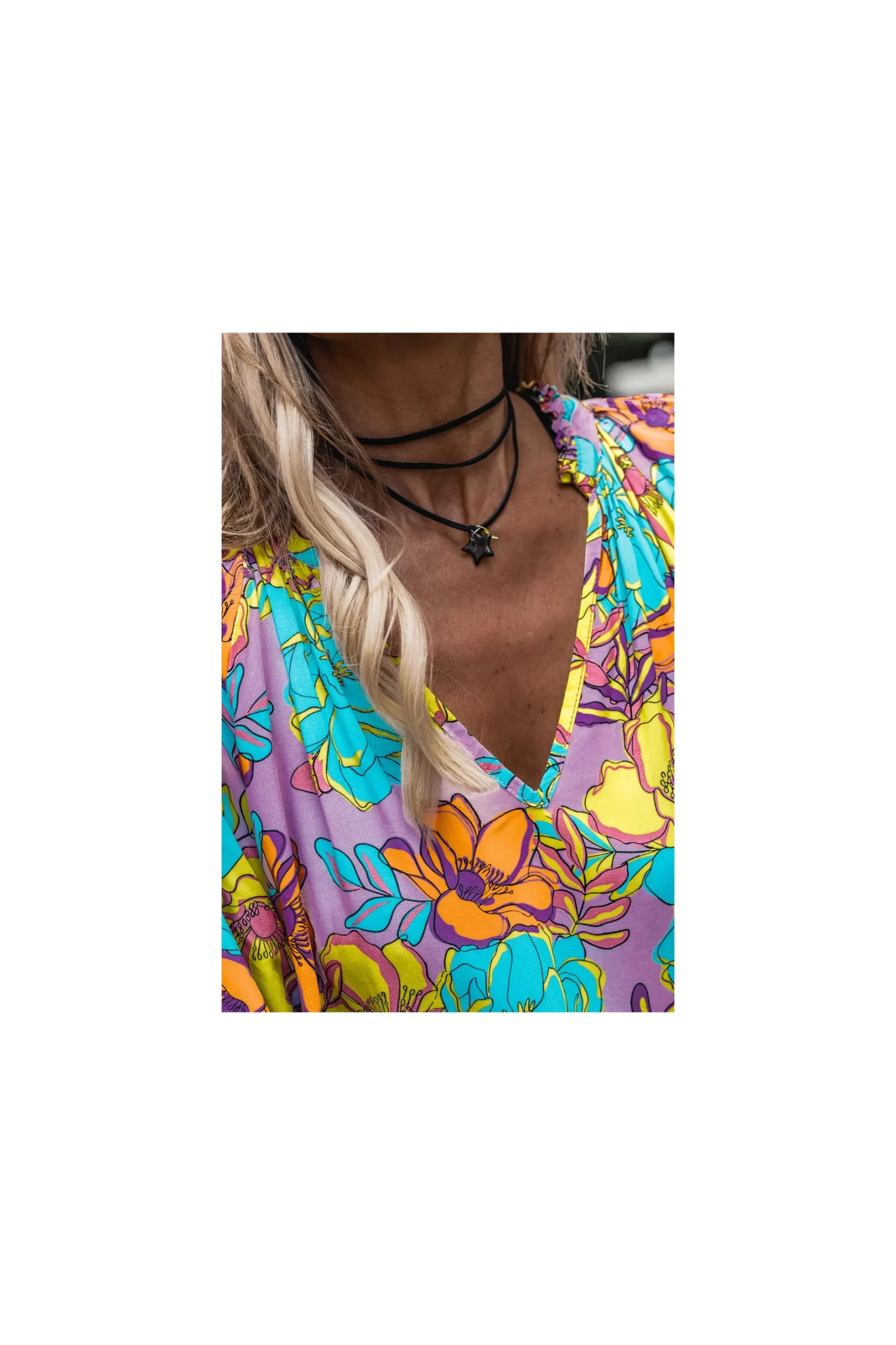 bracelet__collier_jane_no_1.webp Grungemama Bracelet / Collier Jane Noir étoile Noire