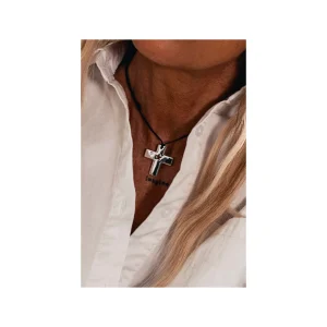 Grungemama Collier Cruz Silver