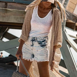 Grungemama Debardeur Newmarcel Lin Blanc