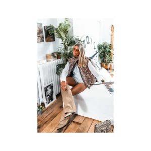 Grungemama Doudoune Willow Léopard