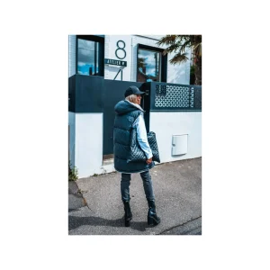 Grungemama Doudoune Réversible Doris Gris