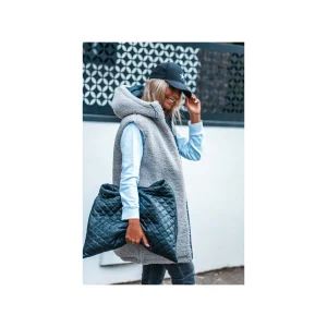 Grungemama Doudoune Réversible Doris Gris