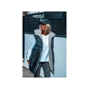 Grungemama Doudoune Réversible Doris Gris