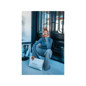 Grungemama Gilet Axelle Bleu