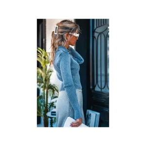 Grungemama Gilet Axelle Bleu