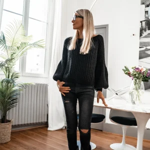 Grungemama Jeans Hole Anthracite