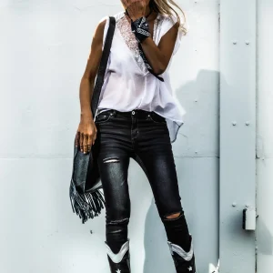 Grungemama Jeans Hole Anthracite