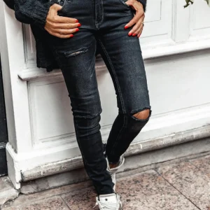 Grungemama Jeans Hole Anthracite