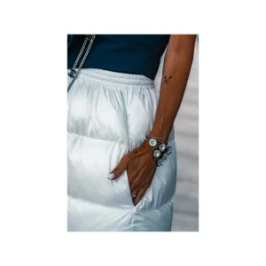 Grungemama Jupe Doudoune Plumy Blanc