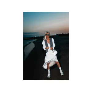 Grungemama Jupe Azel Gris Acier