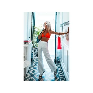 Grungemama Pantalon Maurine Blanc
