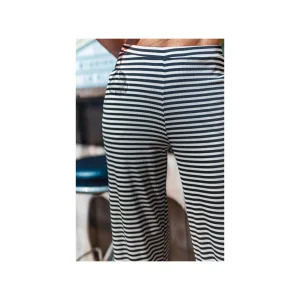 Grungemama Pantalon Stripe Noir / Blanc