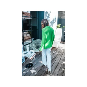 Grungemama Pull Alafolie Vert Fluo