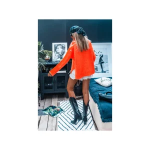 Grungemama Pull Amourdingue Orange Fluo