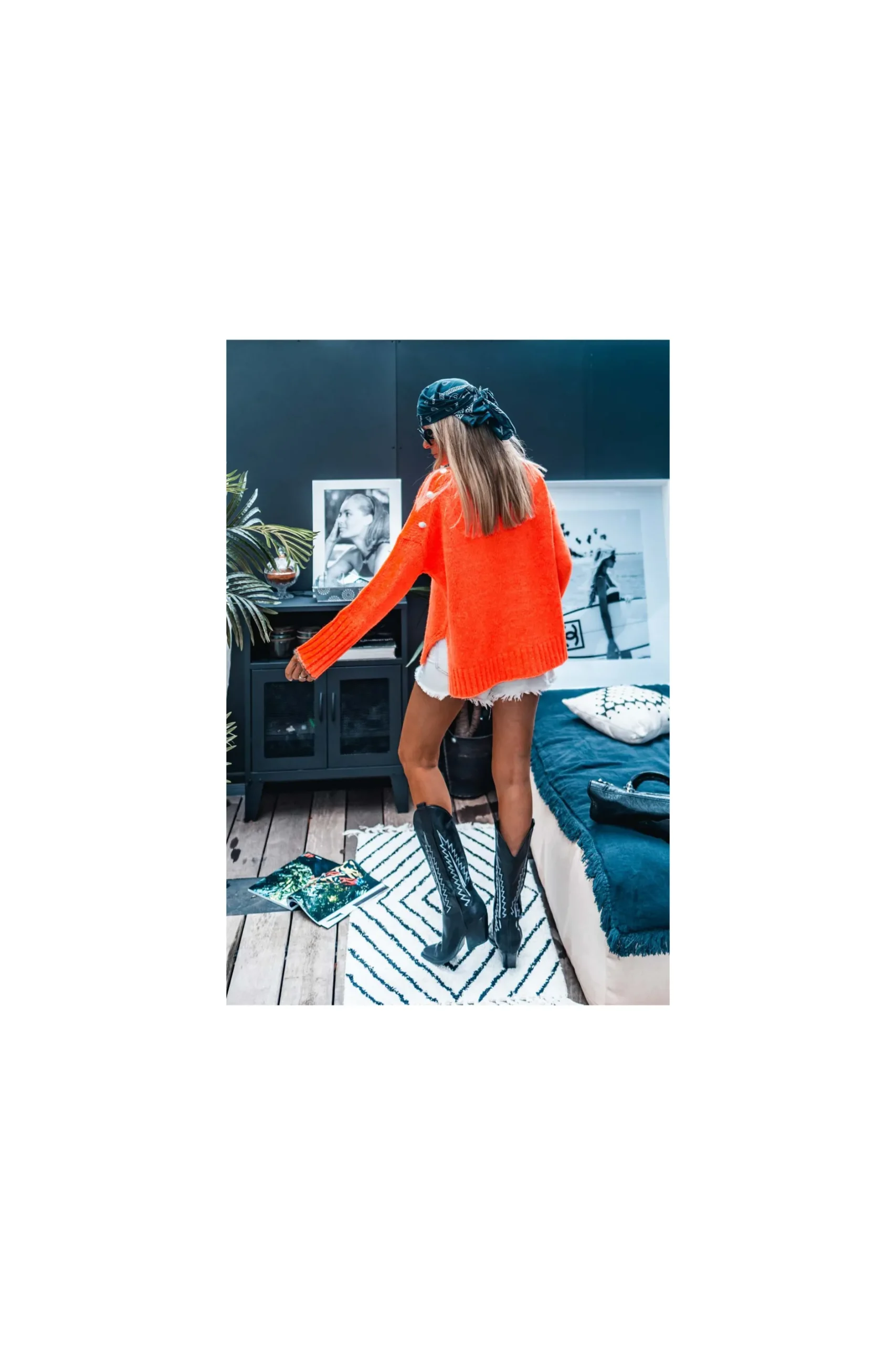pull_grungemama_amourding_0.webp Grungemama Pull Amourdingue Orange Fluo