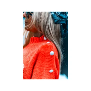 Grungemama Pull Amourdingue Orange Fluo