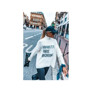 Grungemama Pull Boring Blanc