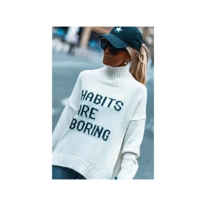 Grungemama Pull Boring Blanc