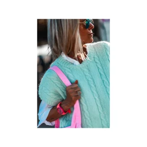 Grungemama Pull Sweetness Vert D'eau