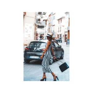Grungemama Robe Indya Noir/ Blanc