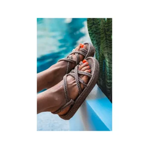 Grungemama Sandales Kalvy Corde Naturel