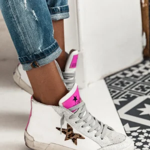 Grungemama Sneakers White&Leo
