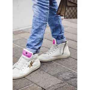 Grungemama Sneakers White&Leo