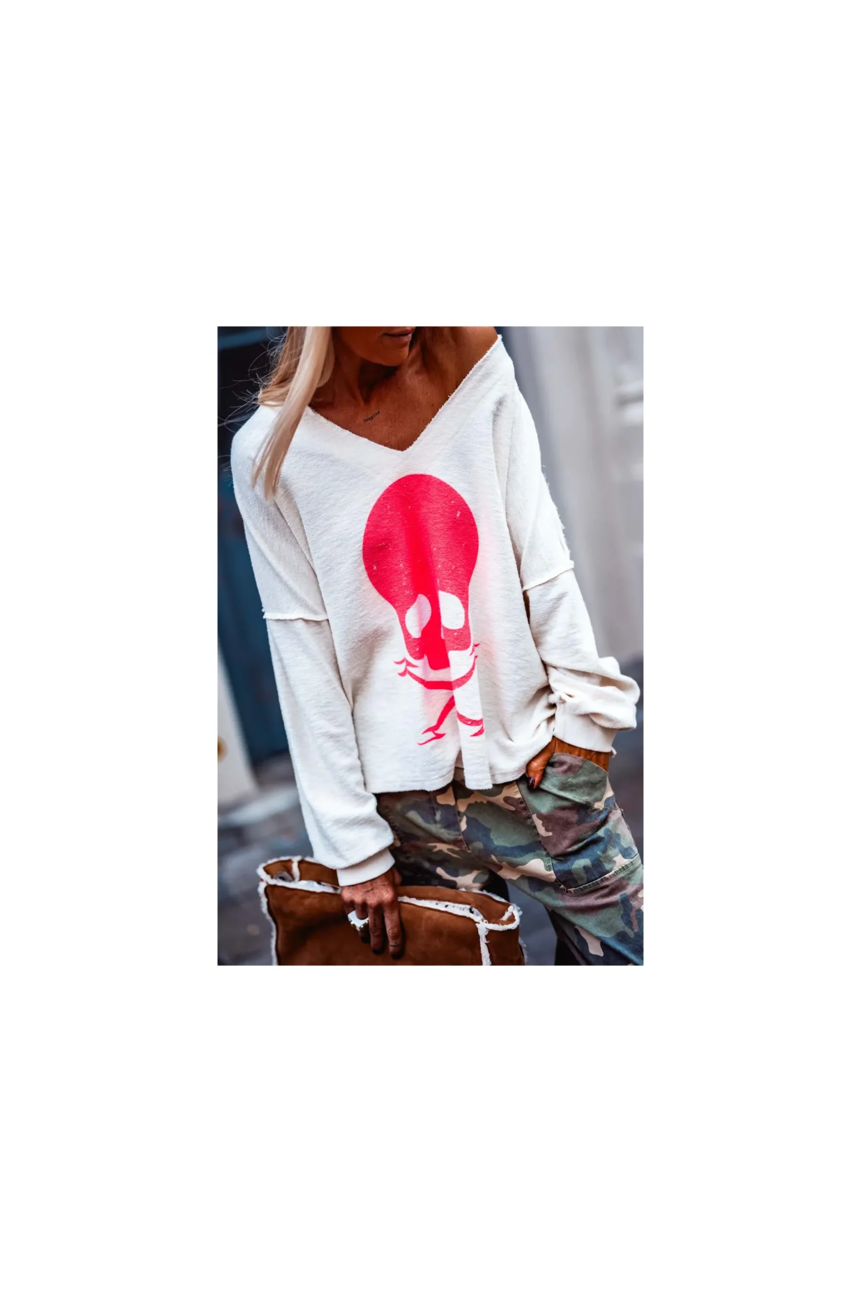 sweat_banditas_skully_bla_2.webp Grungemama Sweat Banditas Skully Blanc/rose