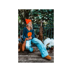 Grungemama Sweat Banditas Skully Marine/orange