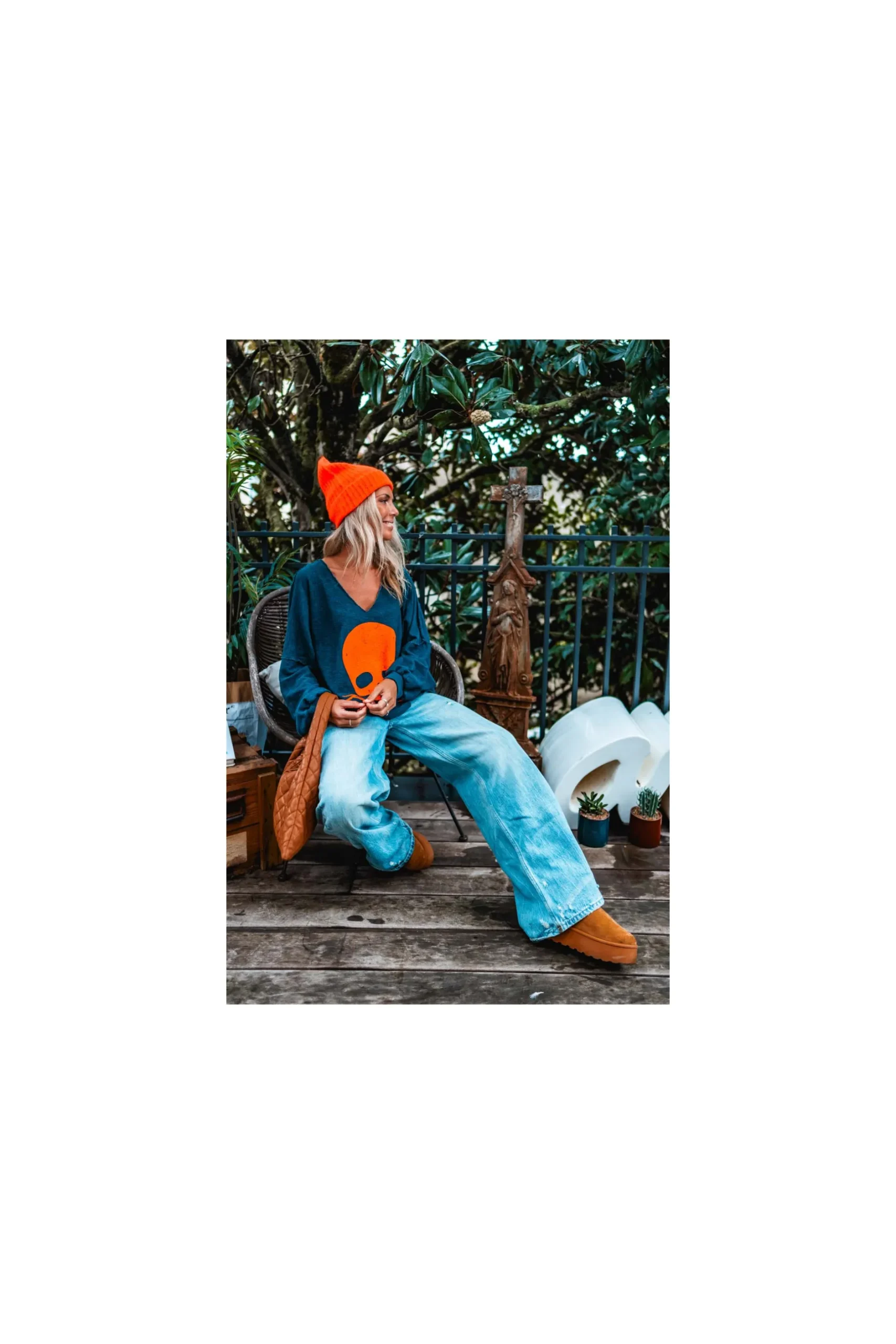 sweat_banditas_skully_mar_1.webp Grungemama Sweat Banditas Skully Marine/orange