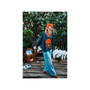 Grungemama Sweat Banditas Skully Marine/orange