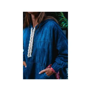 Grungemama Sweat Banditas Timy Jeans Bleu