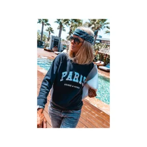 Grungemama Sweat Paris Noir