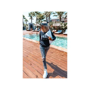 Grungemama Sweat Paris Noir
