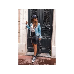 Grungemama Veste Jeans Destroy