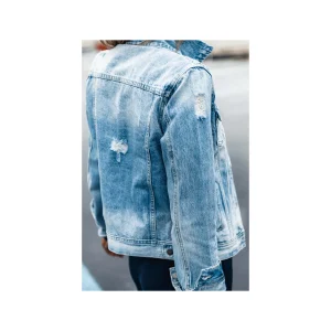 Grungemama Veste Jeans Destroy