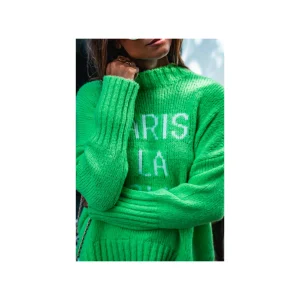 Grungemama Pull Alafolie Vert Fluo