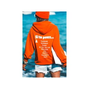 Grungemama Sweat Embrassemoi Orange