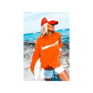 Grungemama Sweat Embrassemoi Orange
